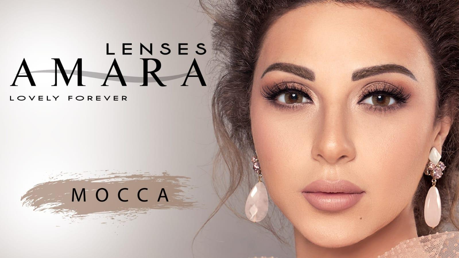  لنز رنگی چشم   Amara Mocca