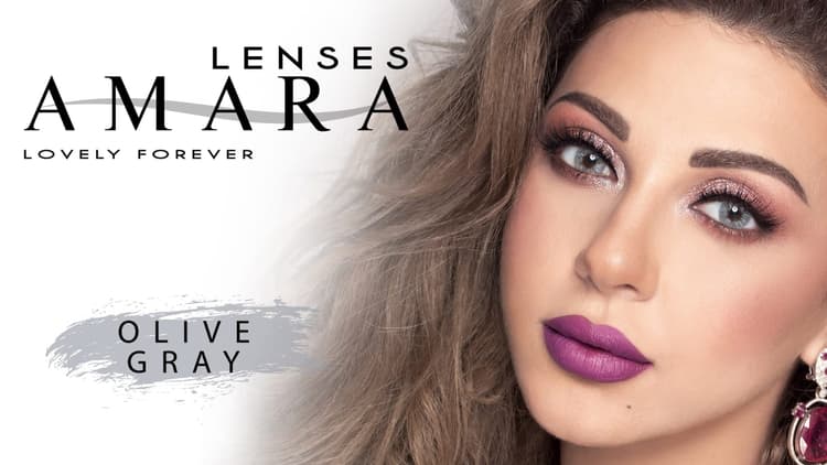 لنز Amara Olive Grey