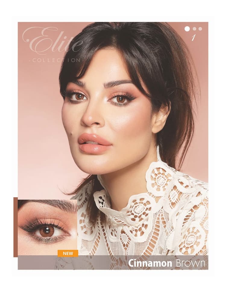 لنز Bella Elite Cinnamon Brown
