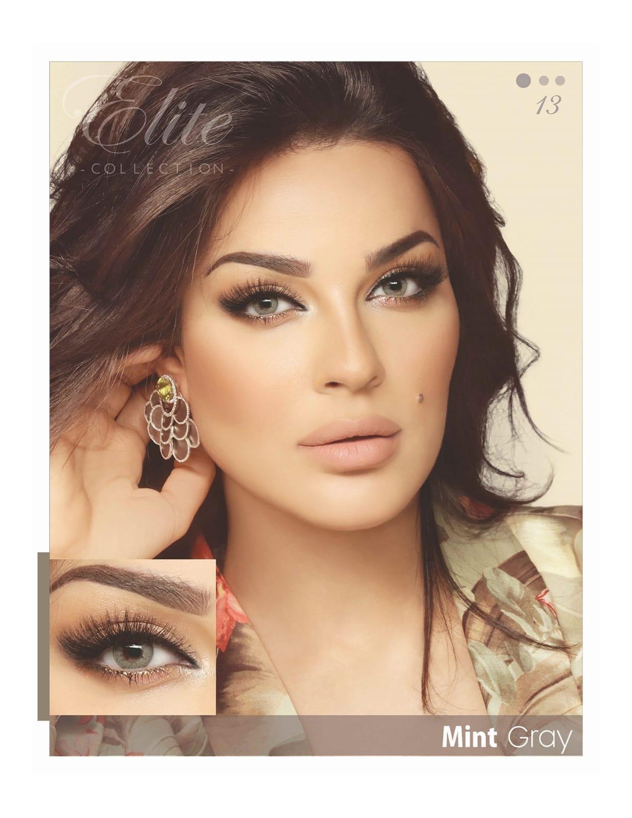  لنز رنگی چشم   Bella Elite Mint Grey
