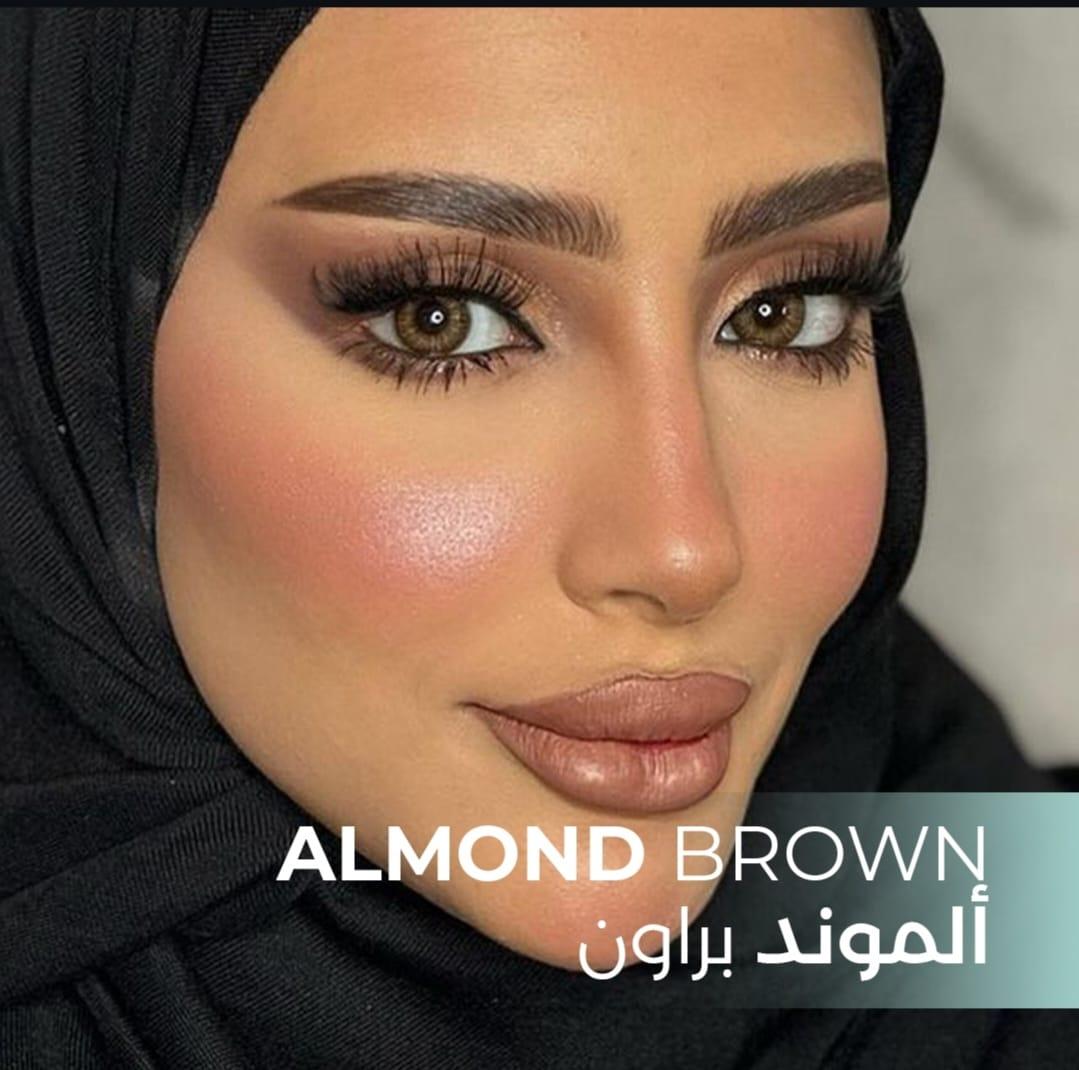  لنز رنگی چشم   Bella One Day Almond Brown