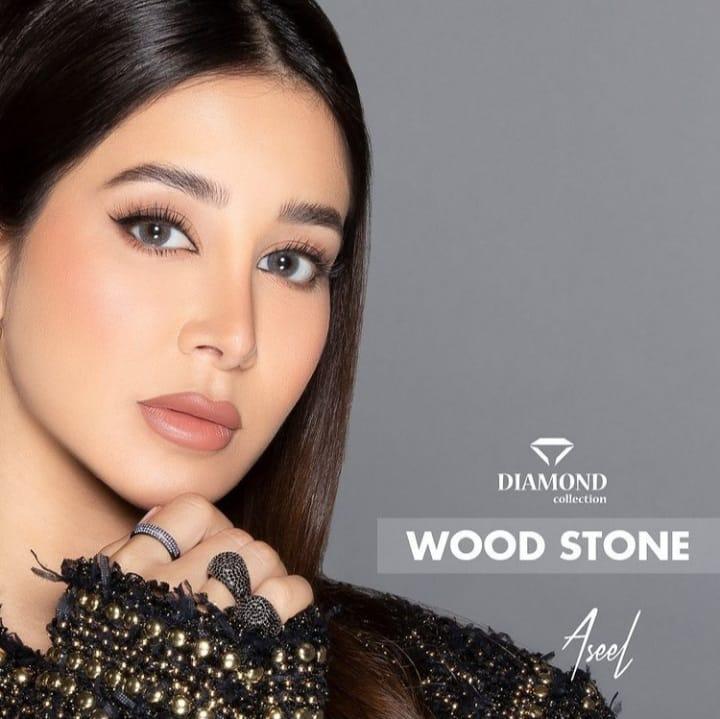  لنز رنگی چشم   Bella Diamond Wood Stone